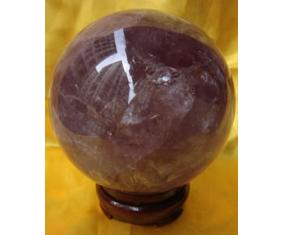 晶5《直径约9cm天然紫色水晶球》