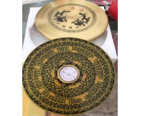 T77《直径18cm 23层综合有盖全铜大号罗经圆盘》香港